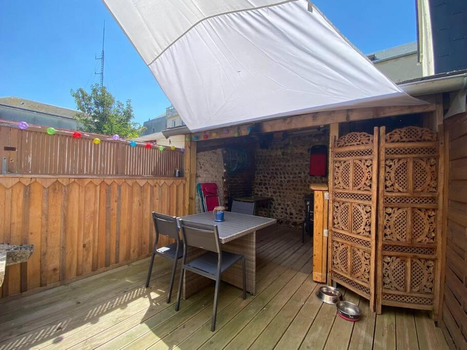 Yport, Maison De Pecheur Avec Jolie Terrasse. Kültér fotó